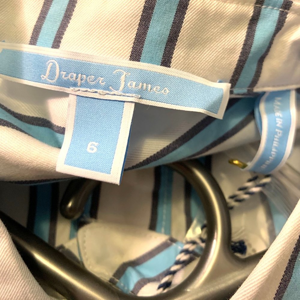 Draper James Striped Shirtdress. NWT. - Picture 5 of 8